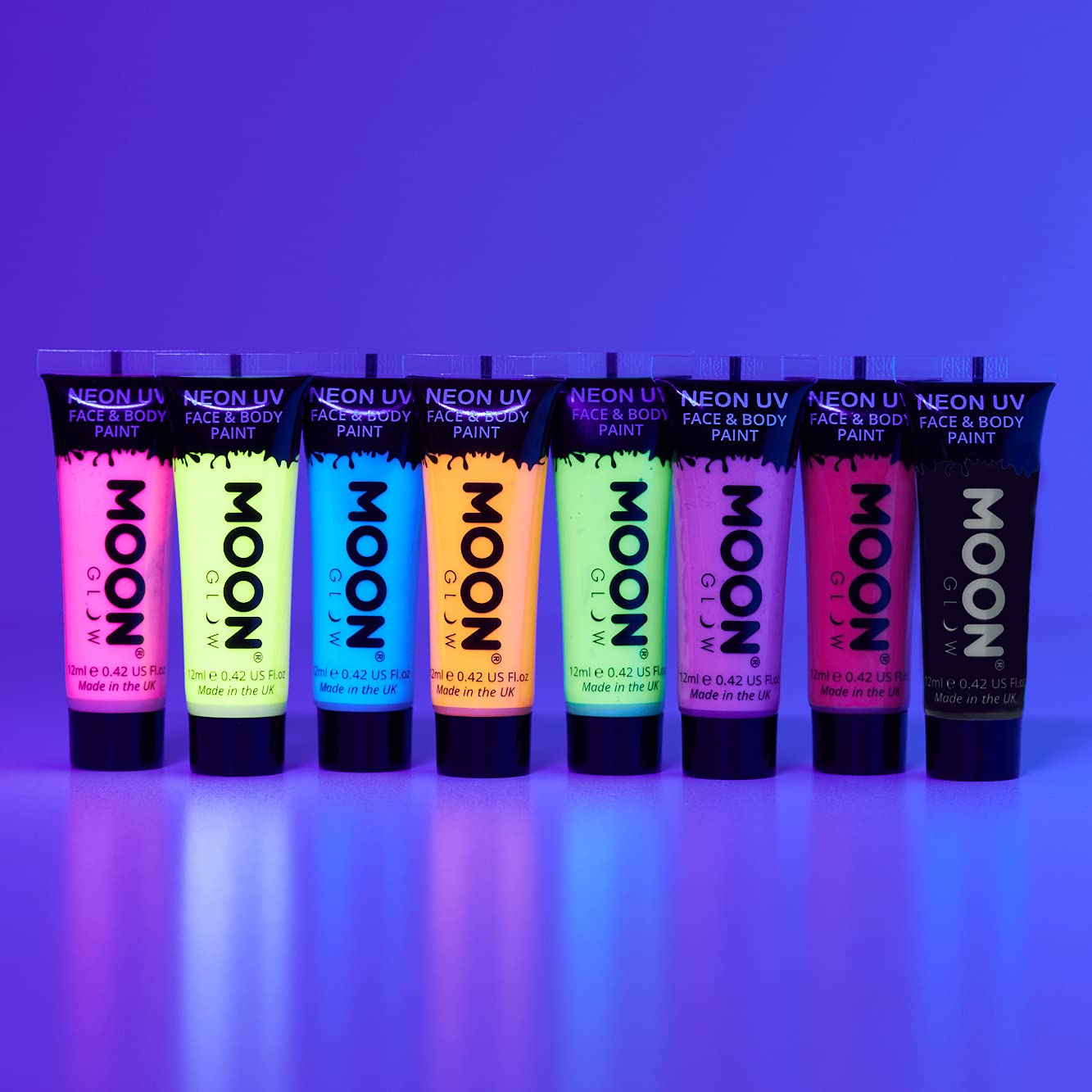 Moon Glow - 0.42oz Blacklight Neon UV Face & Body Paint - Pastel Green