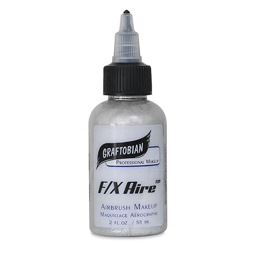 Graftobian F/X Aire Airbrush Make-Up - Silver 2oz by Graftobian