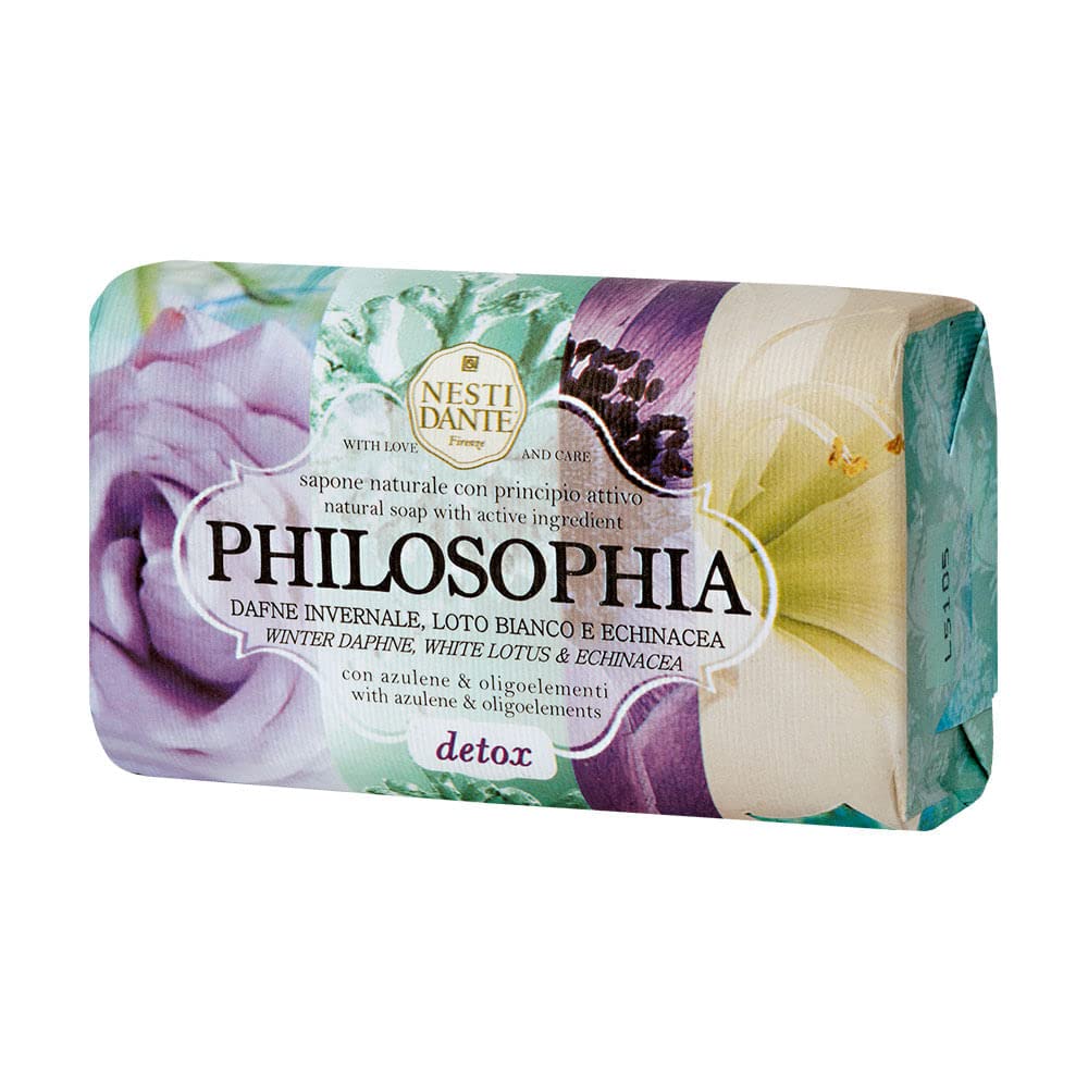 Nesti Dante Philosophia Natural Soap, Detox/Winter Daphne/White Lotus and Echinacea With Azulene and Oligoelements, 8.8 Ounce Beauty & Personal Care Nesti Dante