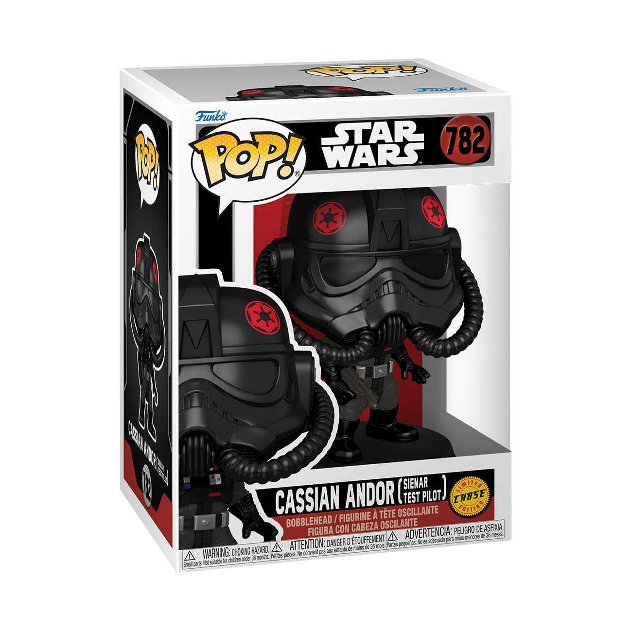 Funko Pop! Star Wars: Andor - Cassian Andor (Sienar Test Pilot) - 1/6 Odds for Rare Chase Variant - Collectable Vinyl Figure - Gift Idea - Official…