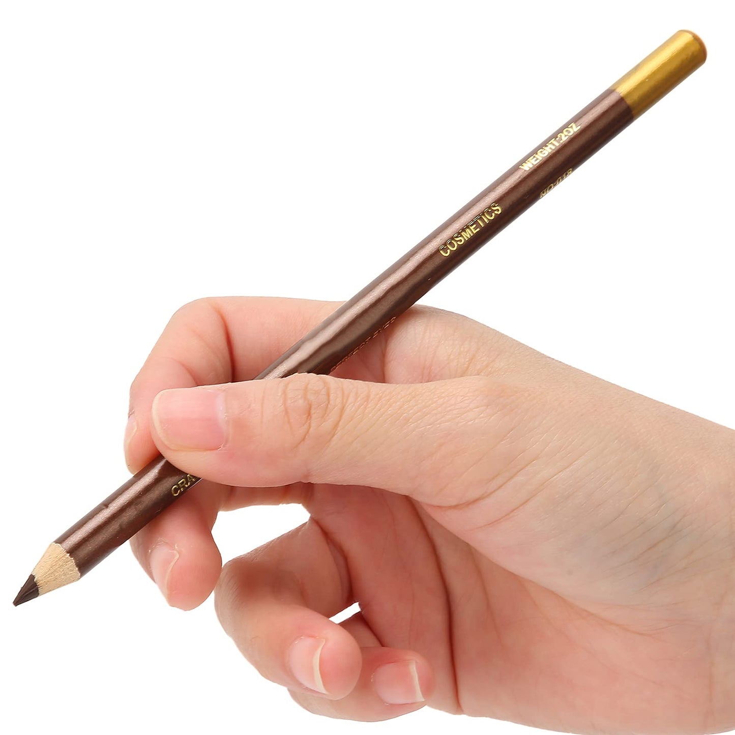 Household Light Brown Mineral Beard Pencil Easy to Use Barber Shaping Pen with Mustache Combs for Beard Beauty and Personal Care Tomantery