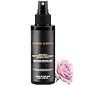 Lion Locs Rosewater Spray for Dreads, Dreadlocks, Braids, Faux Locs, Crochet Locs, Sisterlocks with Aloe, Essential Oils, Vitamins, and Glycerin