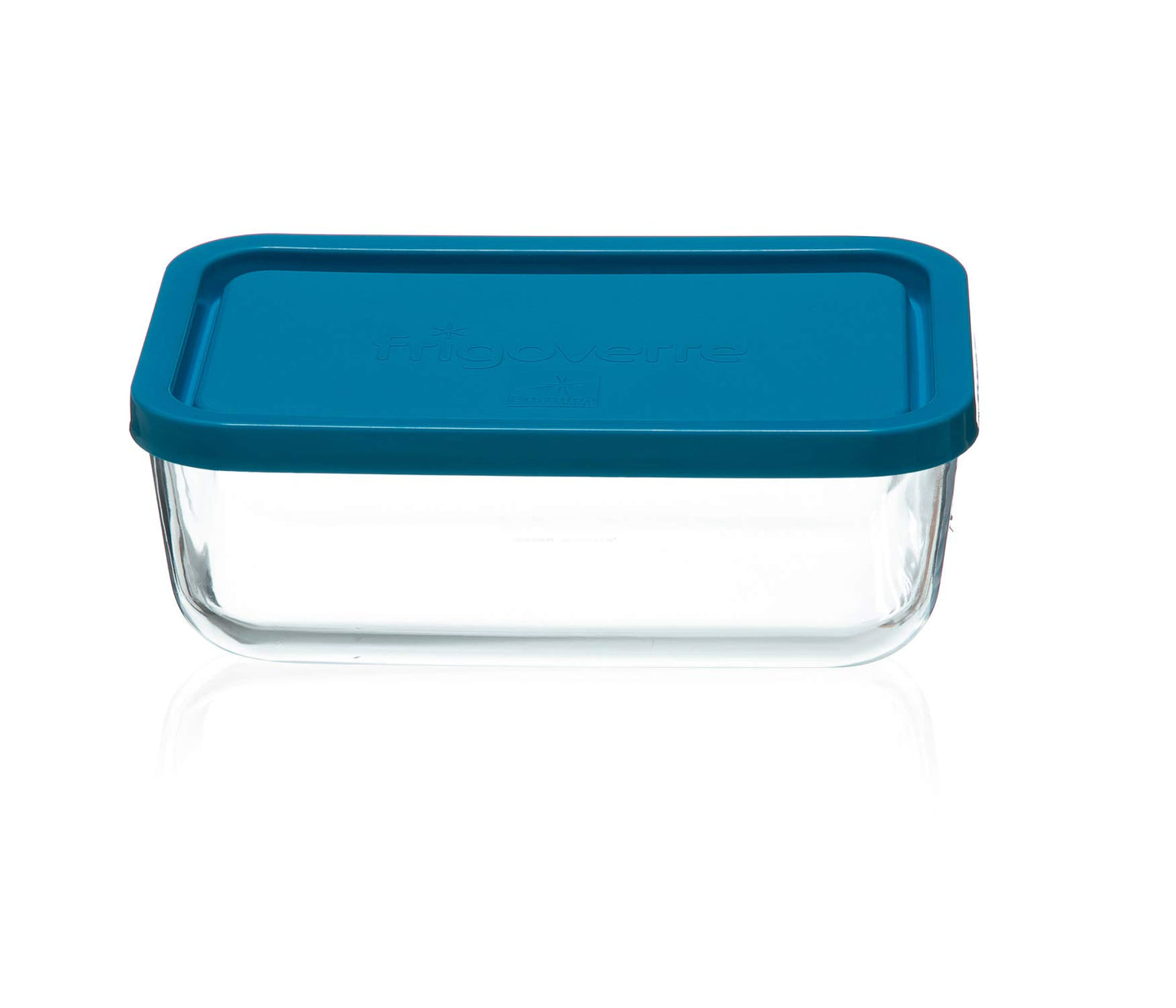 Bormioli Frigoverre J600302 - Rectangular Container 21x13 cm. Frigove Blue