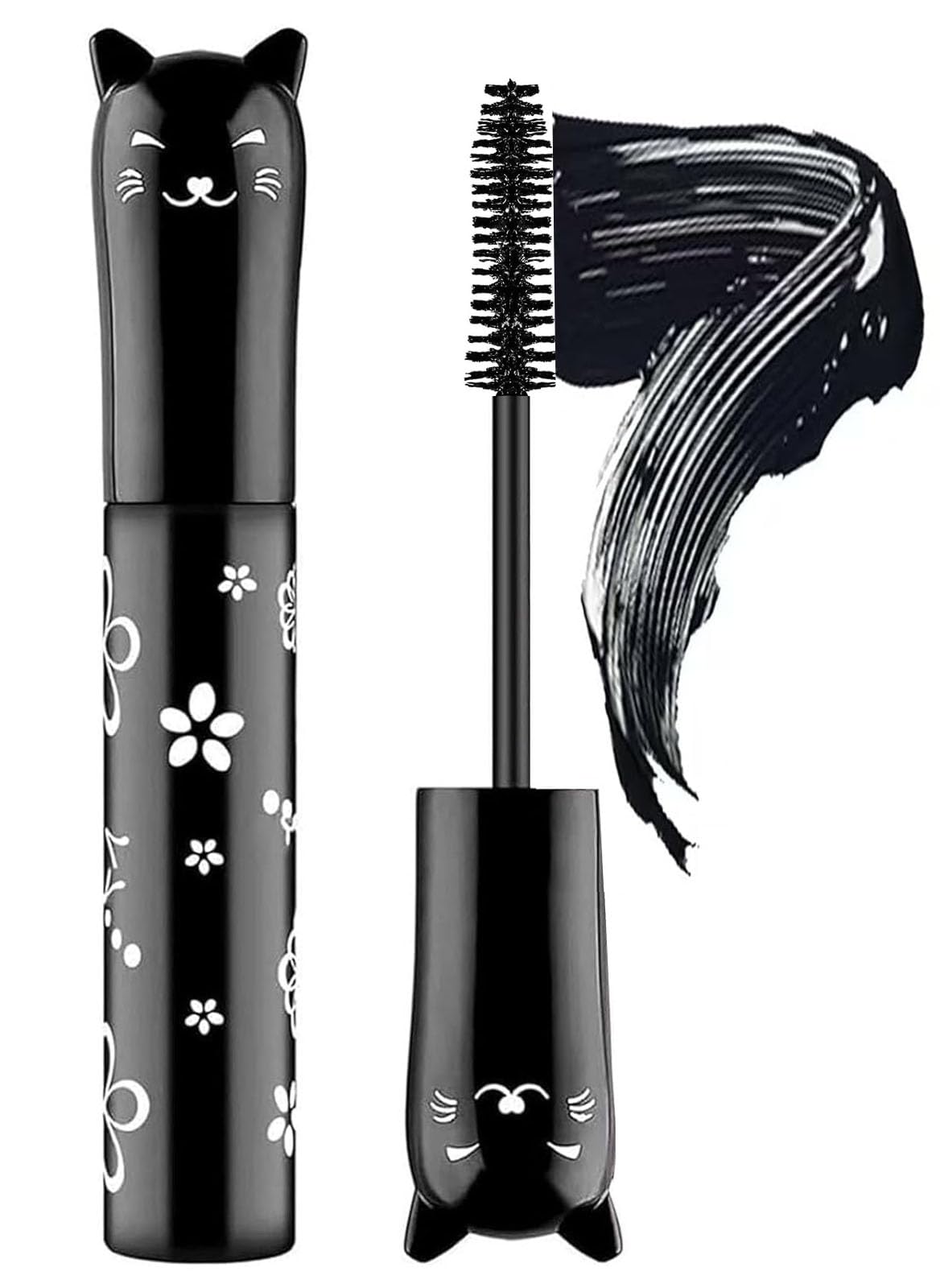 Mascara Volume And Length Black Waterproof Fast Dry Eyelashes Eye Makeup Volumizing Lengthening Curling Defining Multiplying Buildable Formula Primer