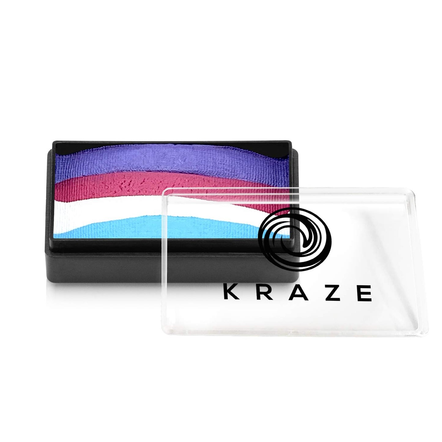 Kraze FX Dome Stroke - Unicorn Dreams (25 gm), Professional 1-Stroke Split Cake, Hypoallergenic, Non-Toxic, Water Activated Face & Body Painting