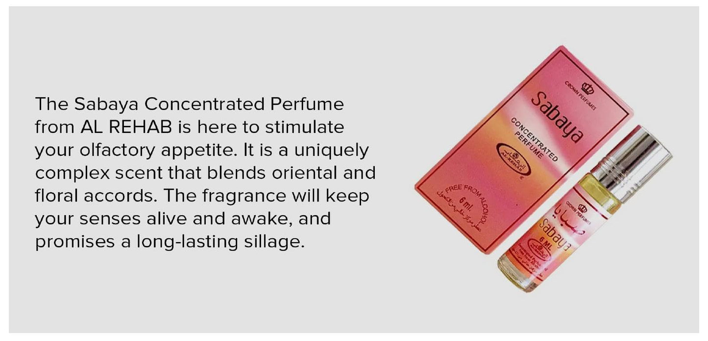 Al Rehab Sabaya Concentrated Perfume Rollerball 6 ML/0.20 (Unisex)