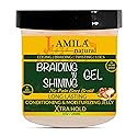 J. AMILA Braiding N Shining Gel - Extreme Hold, Moisture-Rich & Flake-Free - Natural Ingredients for Curly & Coily Hair - Ideal for Braids, Twists