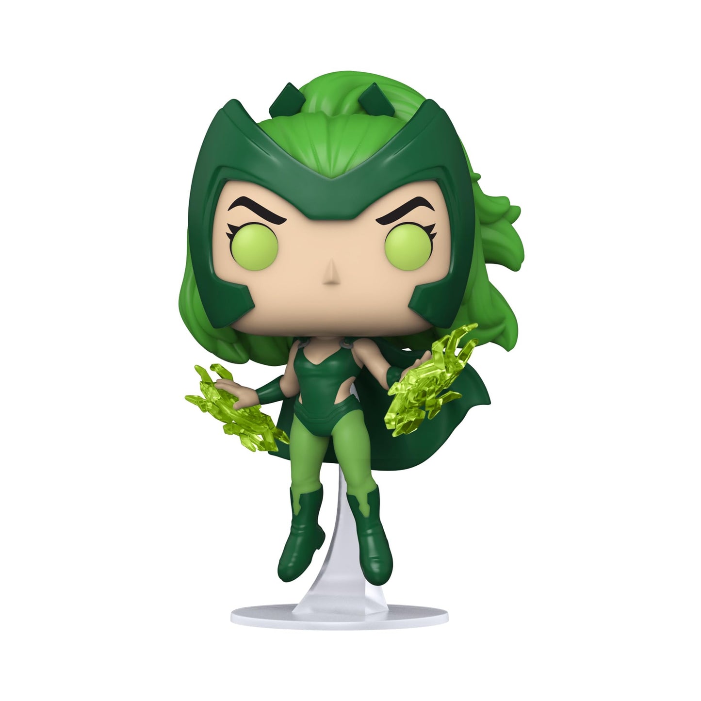 Funko POP! Marvel: X-Men Polaris Glow in The Dark Vinyl Figure 2021 Fall Convention Sticker Exclusive, Green