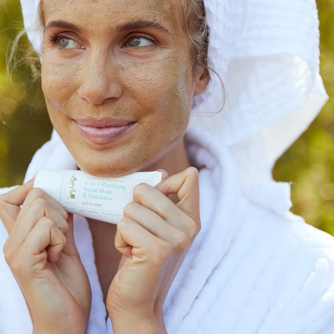 Lavido Pomegranate Seed Oil, Lemon, and Macadamia Gentle Exfoliator Cream