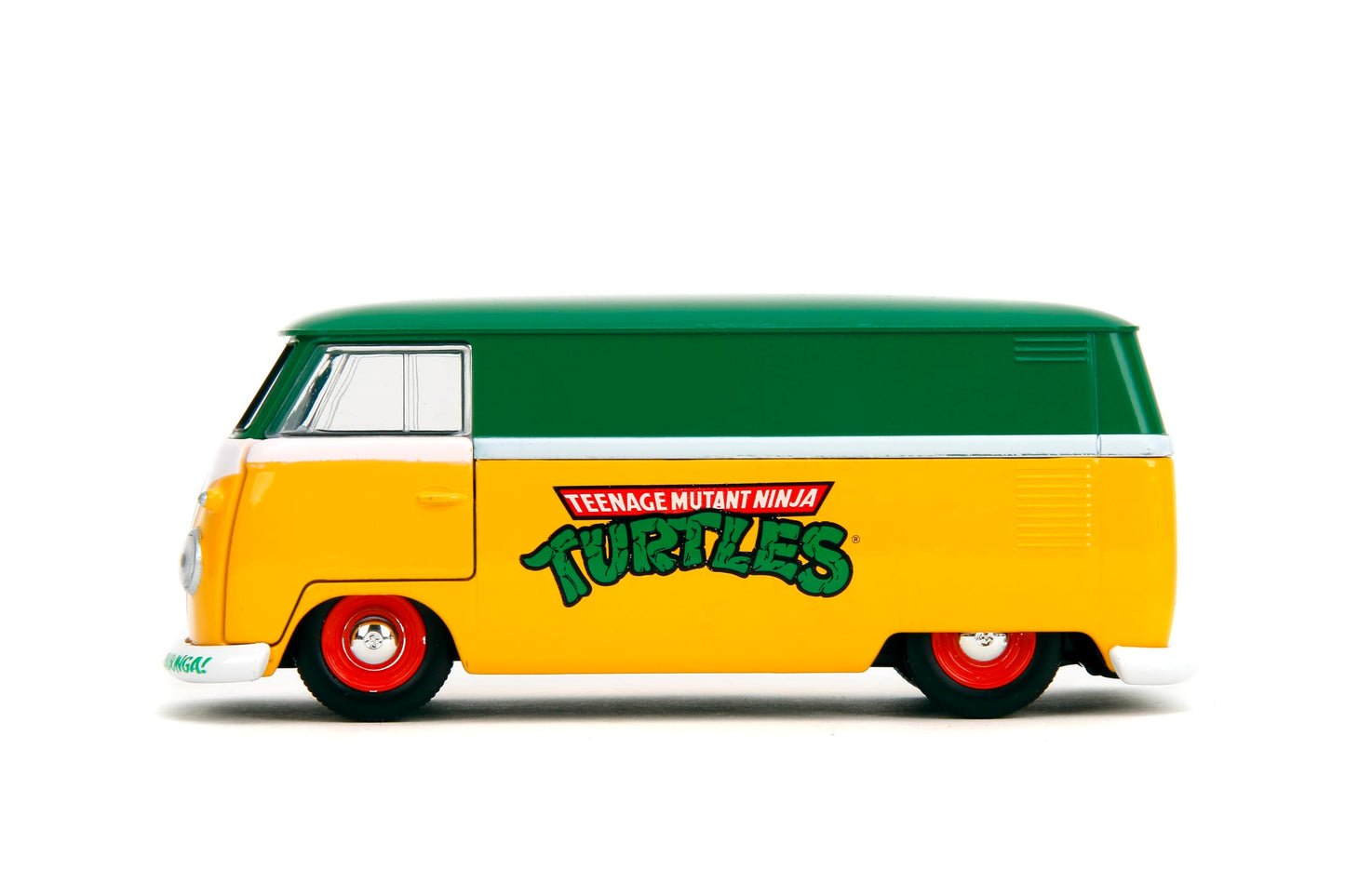Jada Toys - Hollywood Rides TMNT 1961 VW Bus - Die-Cast Model Car - Opening Doors, Detailed Interior - 1:32 Scale Collectible - Age 8+, Green &…
