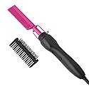 Hot Comb Anti-Scald Ceramic Heated Hair Styling Tool - Straightener, Curler, Travel-Friendly Beard Pressing Comb