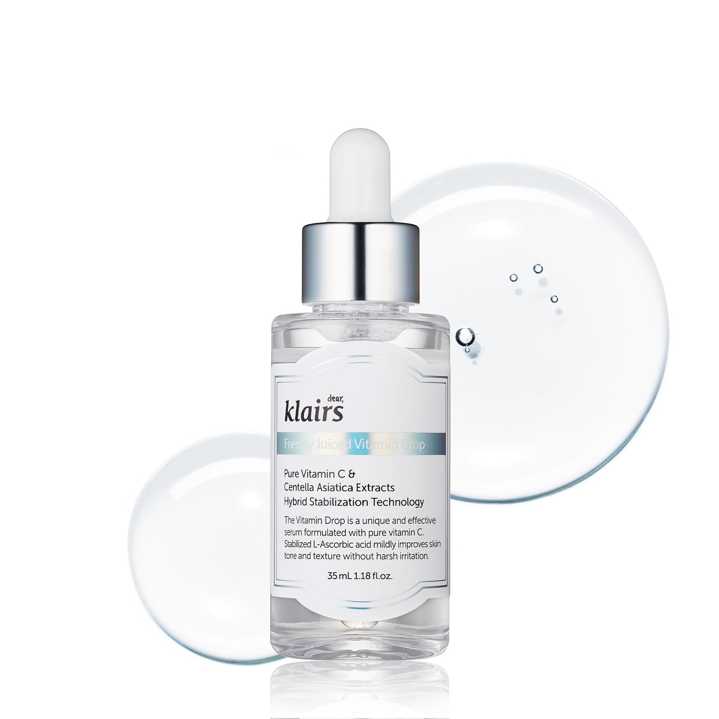 DearKlairs Vitamin C Serum - Korean Brightening Daily Serum with 5% Pure Vitamin C, EGF Peptides & Niacinamide, for Even Skin Tone, Dark Spot Care