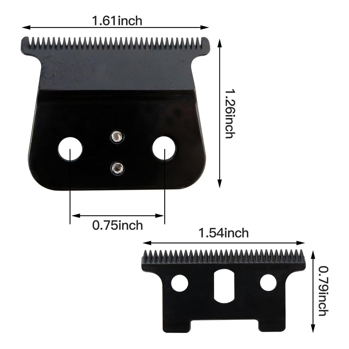 Black Replacement Blades Compatible with Andis T Outliners Trimmer, Gtx Trimmer, G, GO, GTO Beauty and Personal Care USonline911
