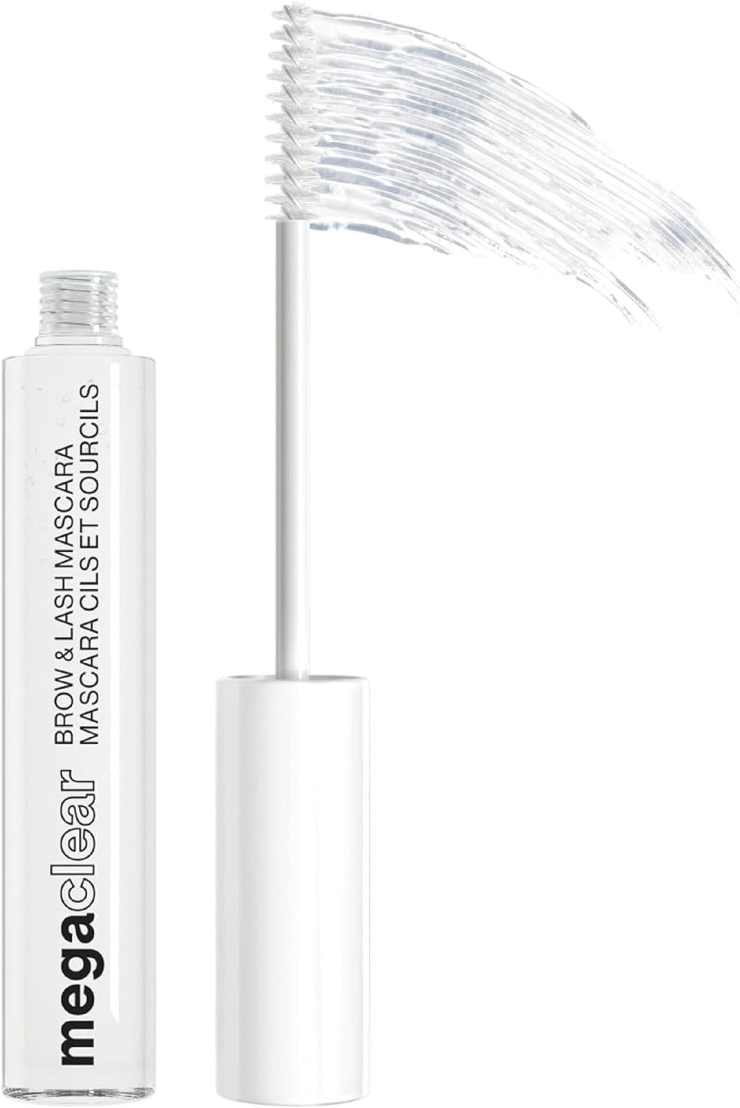 wet n wild Mega Clear Brow & Lash Mascara - Sculpts Brows, Defines Lashes, Conditioning with Soy Protein & ProVitamin B5, Primer & Top Coat