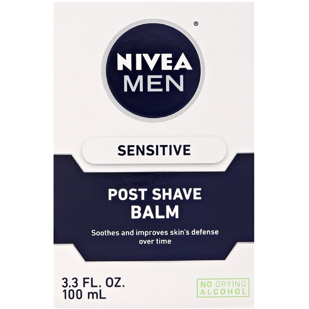 NIVEA FOR MEN Sensitive Post Shave Balm 3.30 oz (Pack of 12) Beauty and Personal Care NIVEA MEN