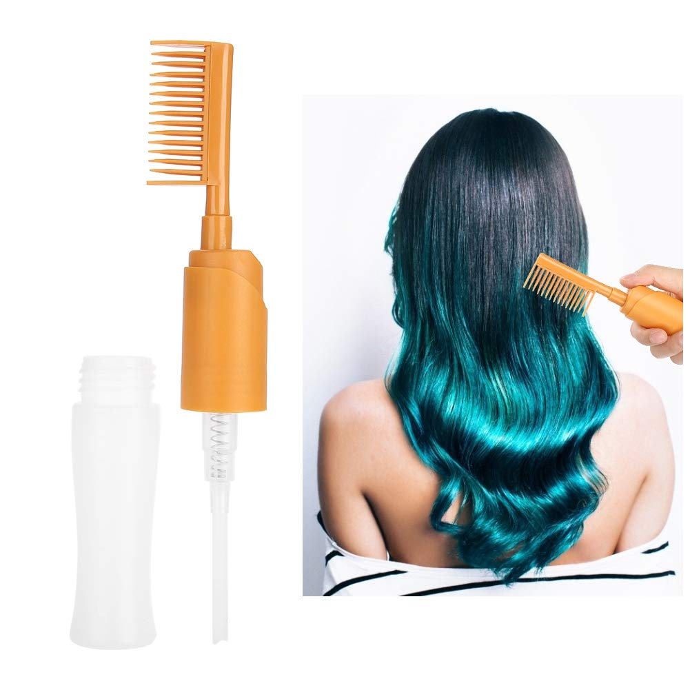 Jadeshay Root Comb Applicator Bottle for Hair Dye, 110ml PP Material, With Comb, Graduated Bottle, Easy to Use, Wide Application, Liquid, 1 Count, all