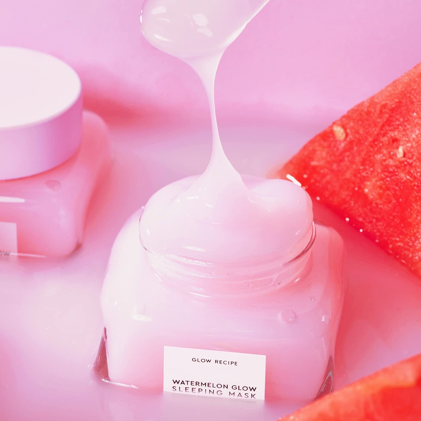 Glow Recipe Mini Watermelon Sleeping Mask - Hydrating, Pore Refining Overnight Face Mask with AHAs, Hyaluronic Acid + Pumpkin Seed Extract