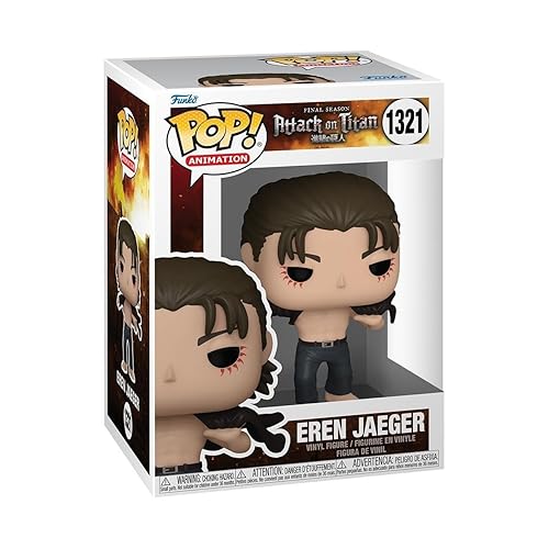Funko POP! Animation: Attack on Titan - Eren Jeager - Collectable Vinyl Figure - Gift Idea - Official Merchandise - for Kids & Adults - Anime Fans…