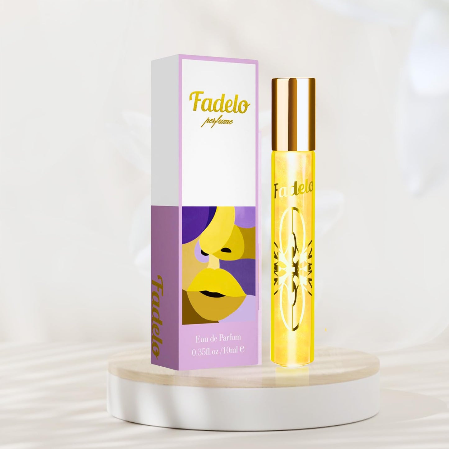 Fadelo Women Pheromone Infused Essential Oil Perfume Cologne,The Roll-On Original Long-lasting Perfume Fragrance-TSA Ready 0.35 fl oz
