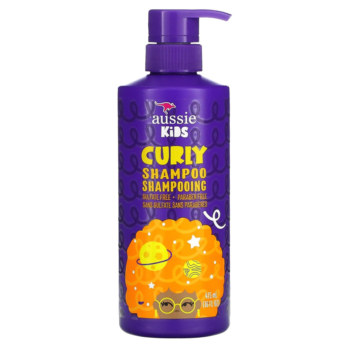 Aussie Shampoo Kids Curly 16 Ounce (475ml) (Pack of 3)