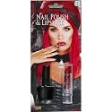 Forum Novelties 199248 Vampiress Nail Polish & Lipstick Set Beauty & Personal Care Forum Novelties