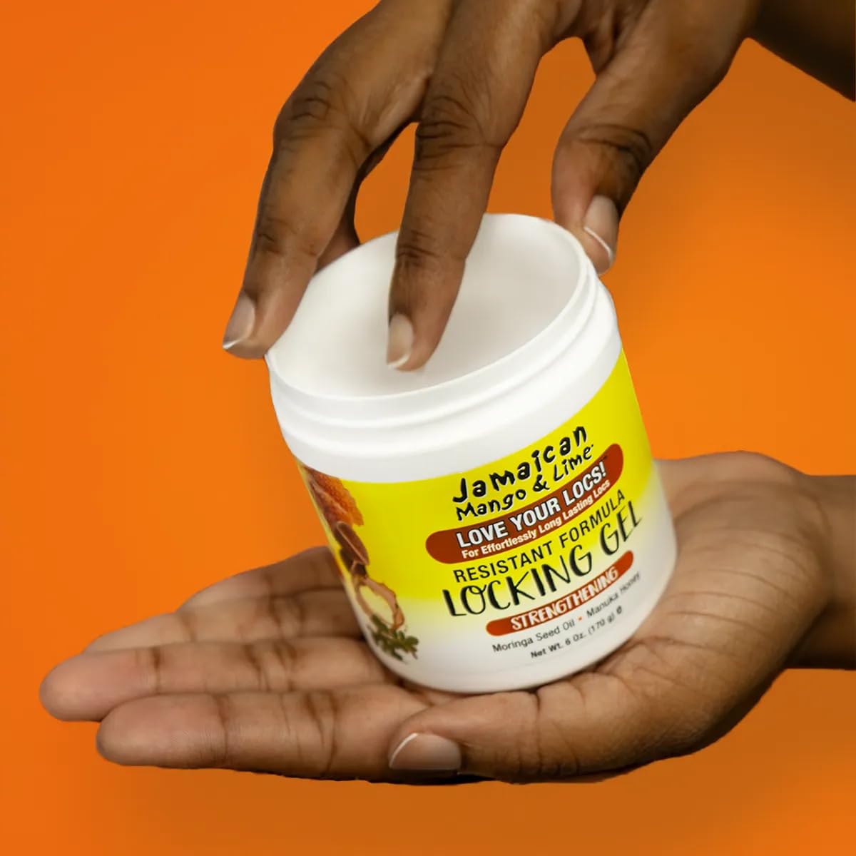 Jamaican Mango & Lime Love Your Locs Resistant Formula Locking Gel - Extra Hold, Non-Flaking Gel for Locs, Braids & Twists Long-Lasting
