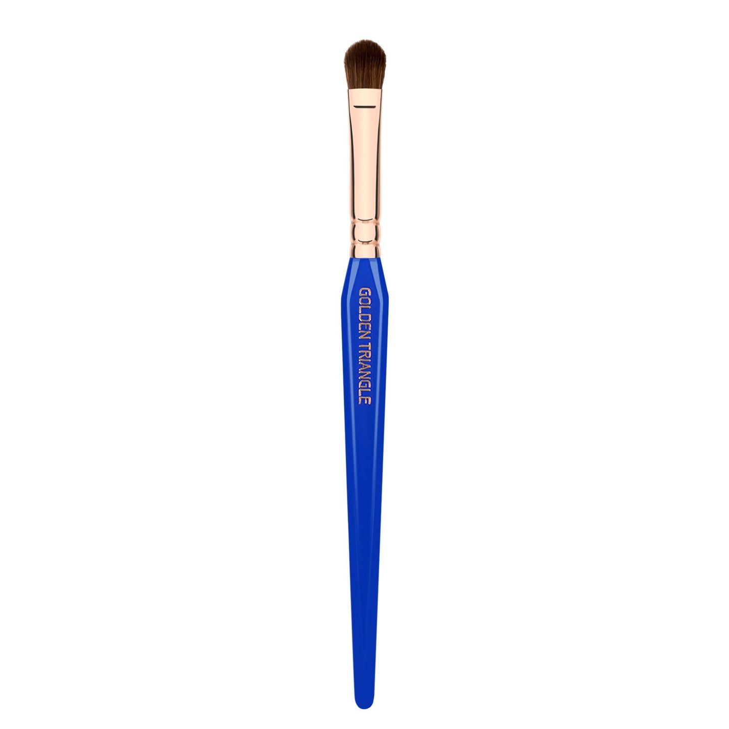 Bdellium Tools Professional Makeup Brush - Golden Triangle 777 Shadow - With All Vegan and Soft Synthetic Fibers, For Applying Shadow (Blue, 1pc)