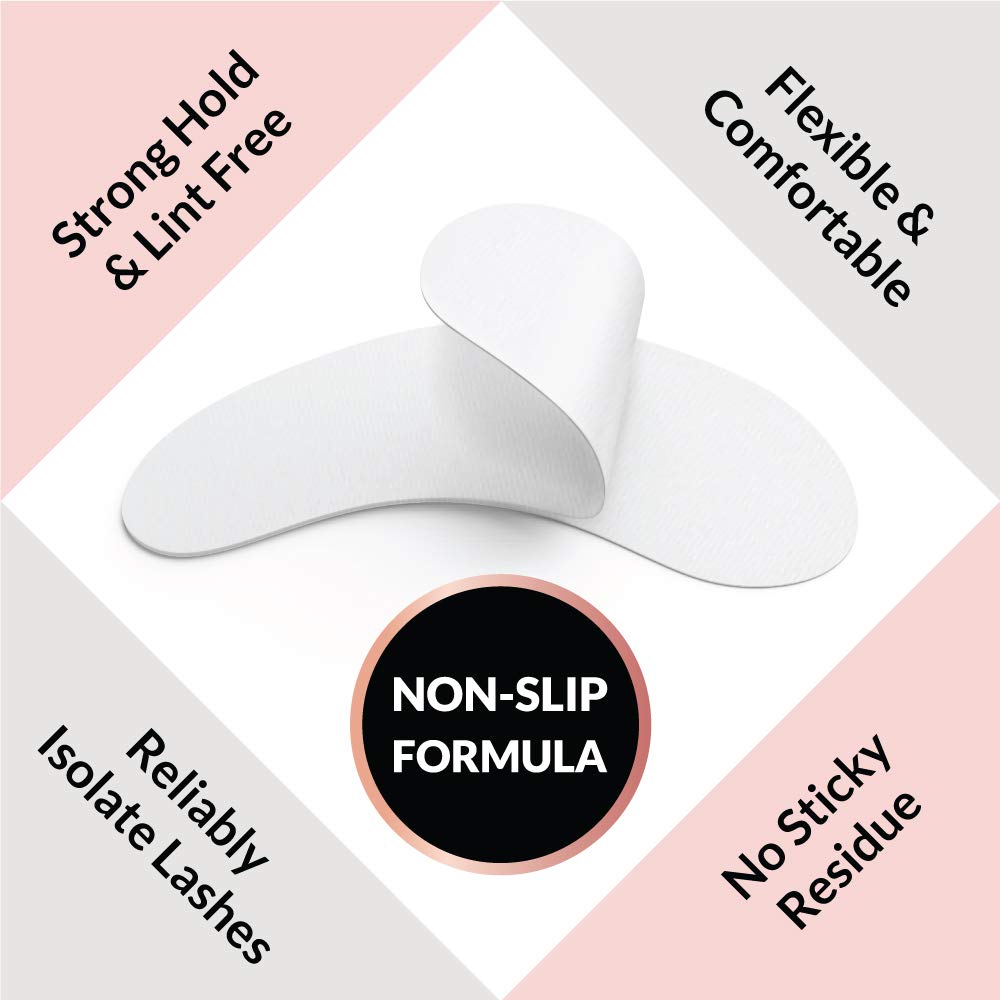 100 Pairs Under Eye Pads for Lash Extensions - Lint Free Hydrogel Eye Patches with Vitamin C & Moisturizing Aloe Vera for Eyelash Extension & Lash