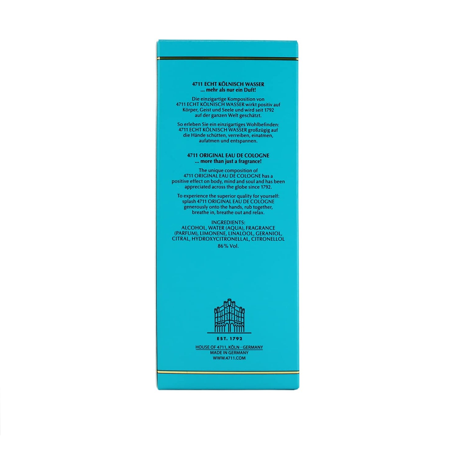 4711 by Muelhens Cologne Spray 3 oz for Unisex