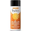 TruSkin BHA Liquid Exfoliant & Toner - PHA AHA BHA Gentle Exfoliator with Salicylic & Glycolic Acid, Vitamin C - Improve Appearance of Tone & Texture