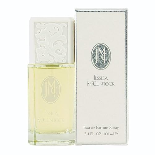 Jessica McClintock Eau De Parfum Spray for Women, 3.4 oz - Fruity Floral Fragrance with Citrus, Ylang Ylang, Rose, Jasmine & Musk, Long-Lasting