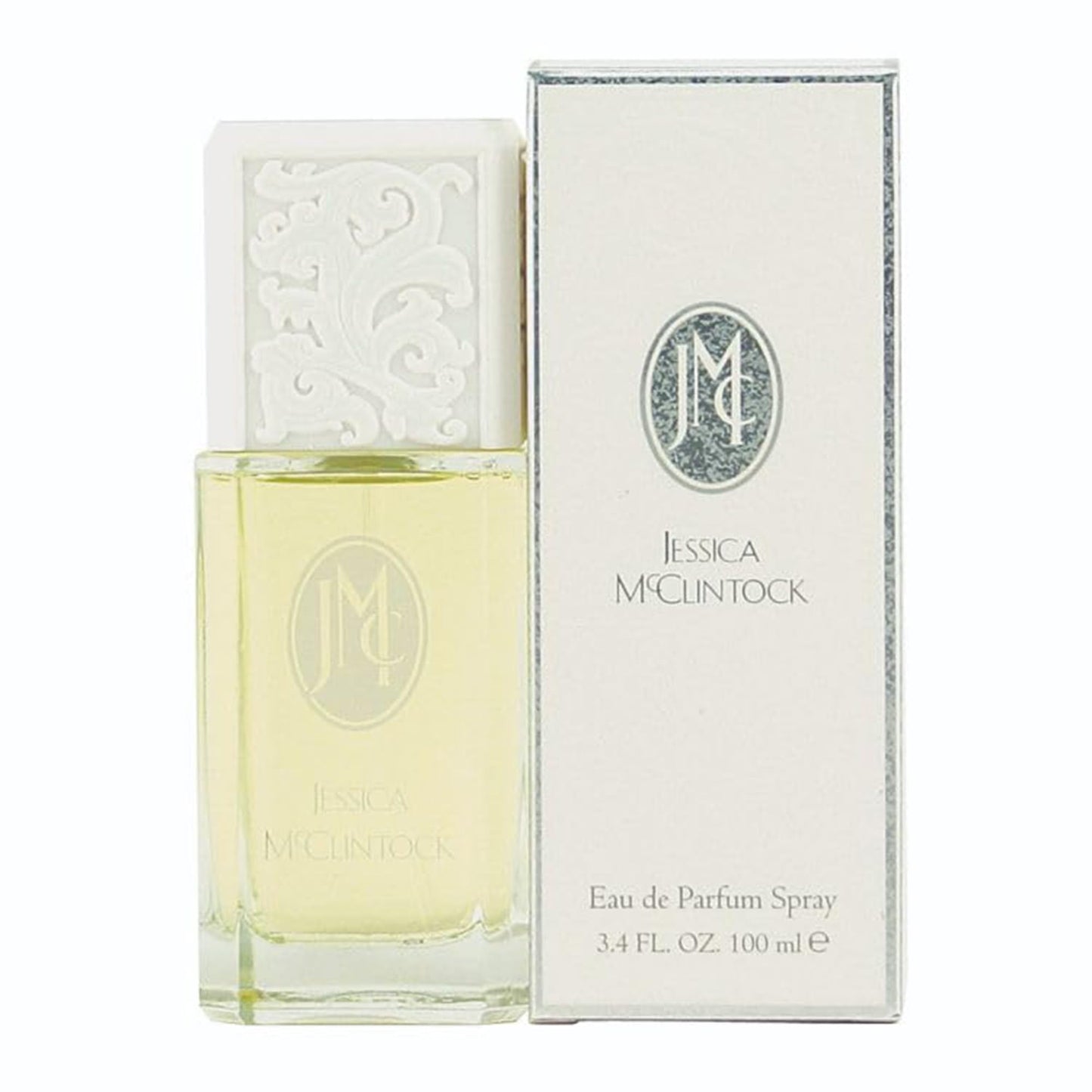 Jessica McClintock Eau De Parfum Spray for Women, 3.4 oz - Fruity Floral Fragrance with Citrus, Ylang Ylang, Rose, Jasmine & Musk, Long-Lasting