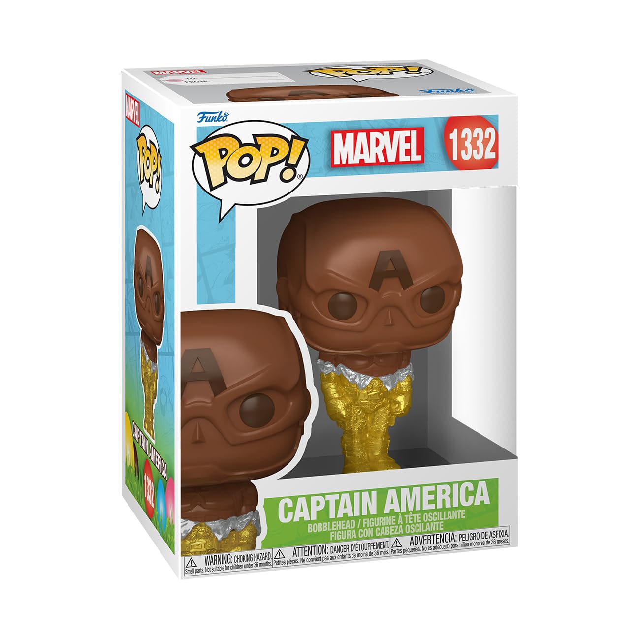 Funko POP! Marvel: Captain America - Easter Chocolate - Marvel Comics - Collectable Vinyl Figure - Gift Idea - Official Merchandise - for Kids…