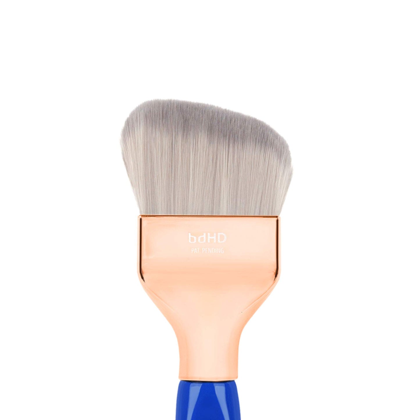 Bdellium Tools Professional Makeup Brush - Golden Triangle 971 Large Slanted Double Dome Blender - With All Vegan and Soft Synthetic Fibers,