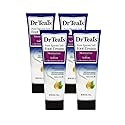 Dr. Teals Pure Epsom Salt Foot Cream Gift Set (4 Pack, 8oz Ea.) - Moisturize & Soften with Shea Butter & Aloe Vera Essential Oils - Eases Aches