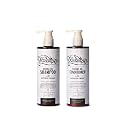DandyMen Batana Oil Set - Hydrating Shampoo & Conditioner for Wavy & Curly Hair - Frizz Control & Curl Definition - Saffron Ember Scent