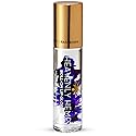 Blossom Roll on Lip Gloss, Scented Clear High Shine Moisturizing Lip Oil, Non Sticky, Infused with Real Flowers, Made in USA, 0.2oz, Raspberry Hemp