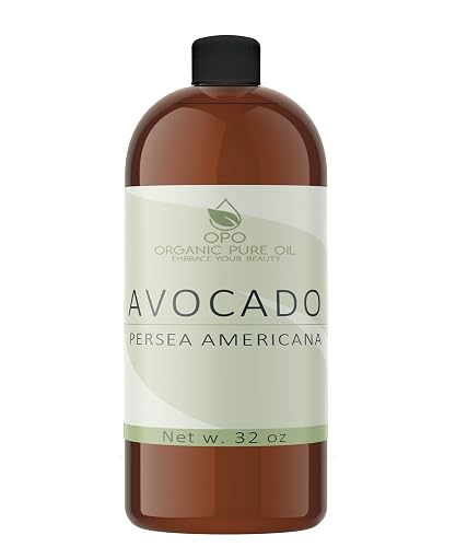 Avocado Oil - Pure, Refined, Filtered, Non-GMO, Vegan, Fair Trade, Unscented, Bulk Carrier - 32 OZ