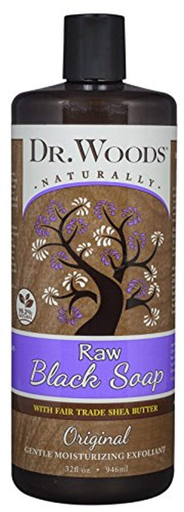 Dr. Woods Shea Vision Pure Black Soap with Organic Shea Butter 32 oz (Pack of 3) Beauty & Personal Care Dr. Woods