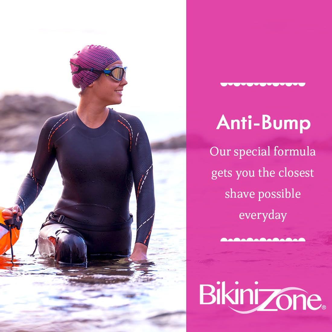 Bikini Zone Anti-Bump Shave Gel for Sensitive Areas, 5 Oz, 1 Pack Beauty and Personal Care Bikini Zone