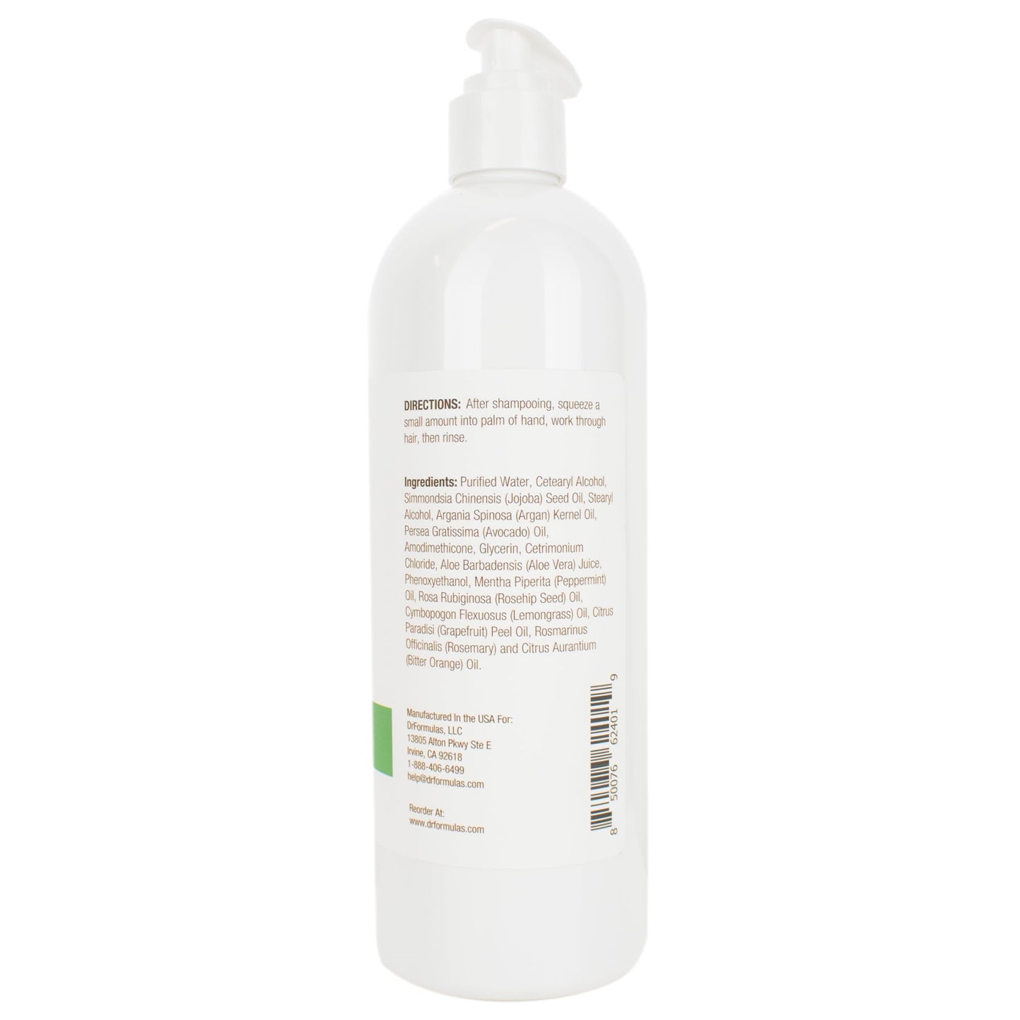 DrFormulas Cradle Cap Treatment Medicated Shampoo + Conditioner Set with Avocado and Peppermint Oil for Babies, Kids, and Infants