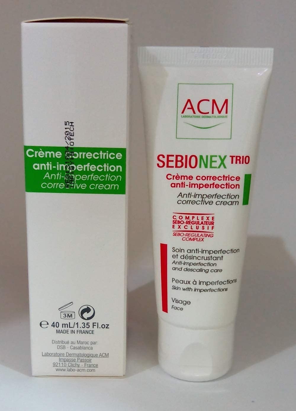 Sebionex Trio Anti-imperfection Corrective Face Cream 40ML by Sebionex