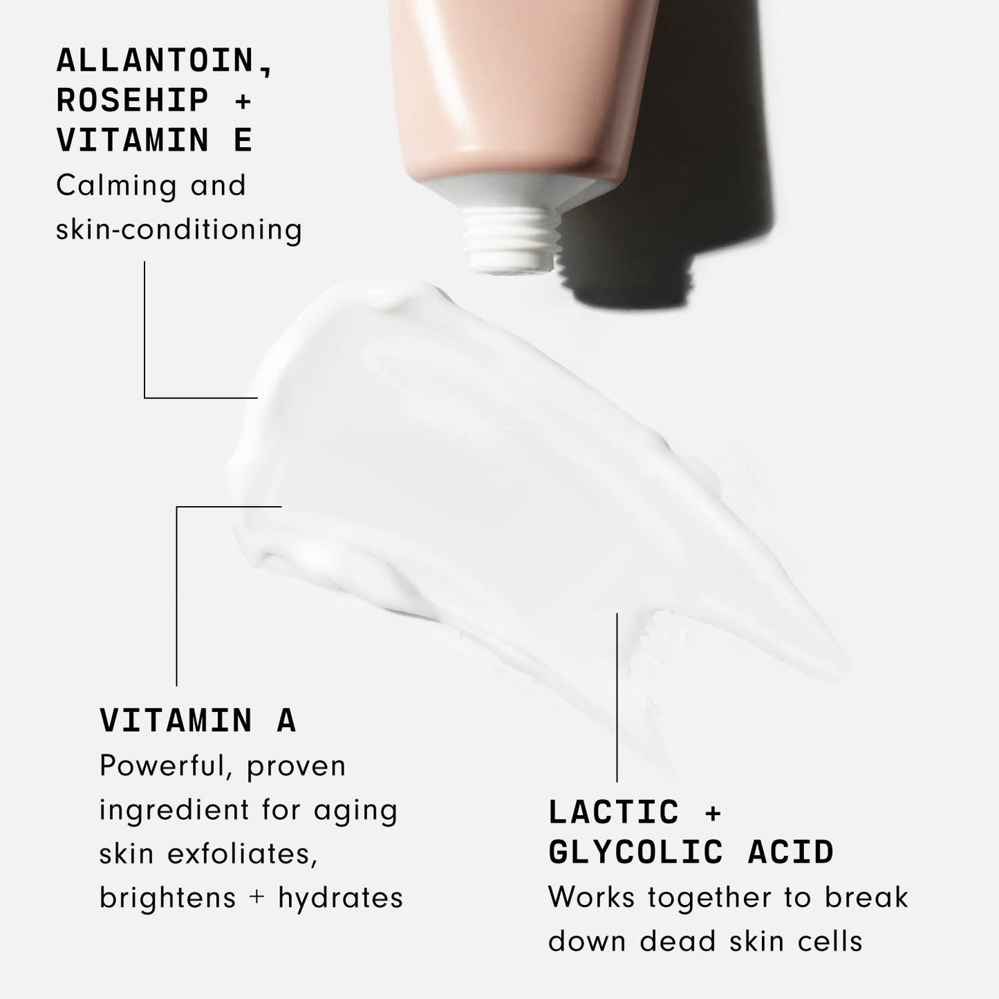 Versed The Shortcut Overnight Facial - Leave-on Gentle Exfoliating Treatment with Lactic and Glycolic Acid to Rejuvenate and Hydrate Skin - Vegan (0.5