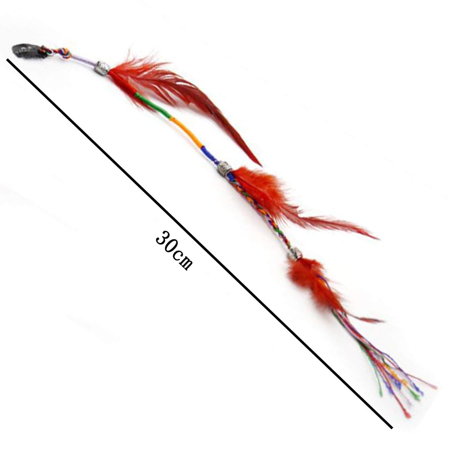 6 Pcs Hair Feather Clip in Handmade Boho Hippie Feather Clip Pirate Hair Accessories Halloween Hair Accessories Clips Festival Accessories for Girls