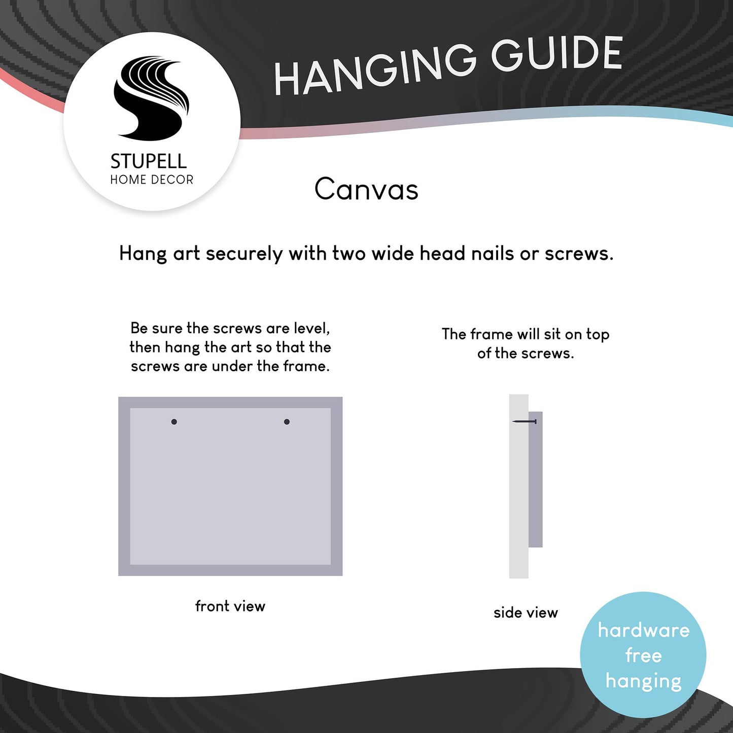 Stupell Industries La Toilette Aqua and Brown Scallop Shell Crest, Design by Bonnie Wrublesky Black Framed Wall Art, 24 x 30