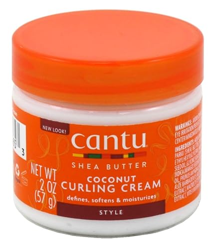 Cantu Shea Butter Coconut Curling Cream 2 Ounce (12 Pack)