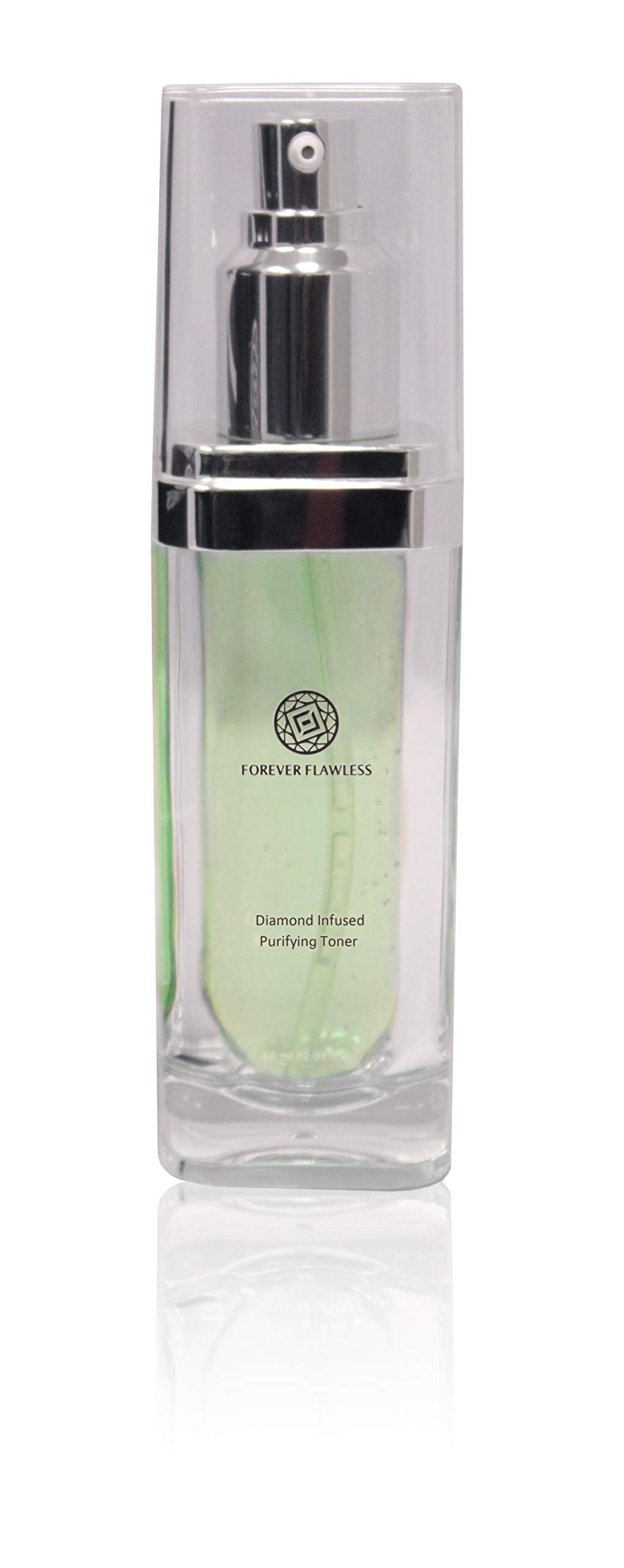 Forever Flawless Exfoliating Facial Toner With White Diamond Powder and Aloe Vera FF16, Enhance Skin Elasticity and Firmness, Cleanse and Close Pores