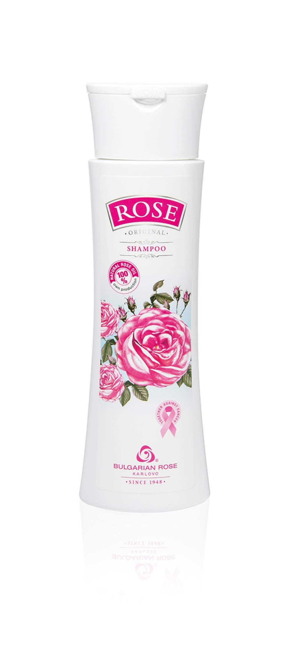 Rose Bulgarian Revitalizing Hair Care 3 Piece Gift Set - Natural Rose Shampoo, Hair Conditioner, Hand Cream