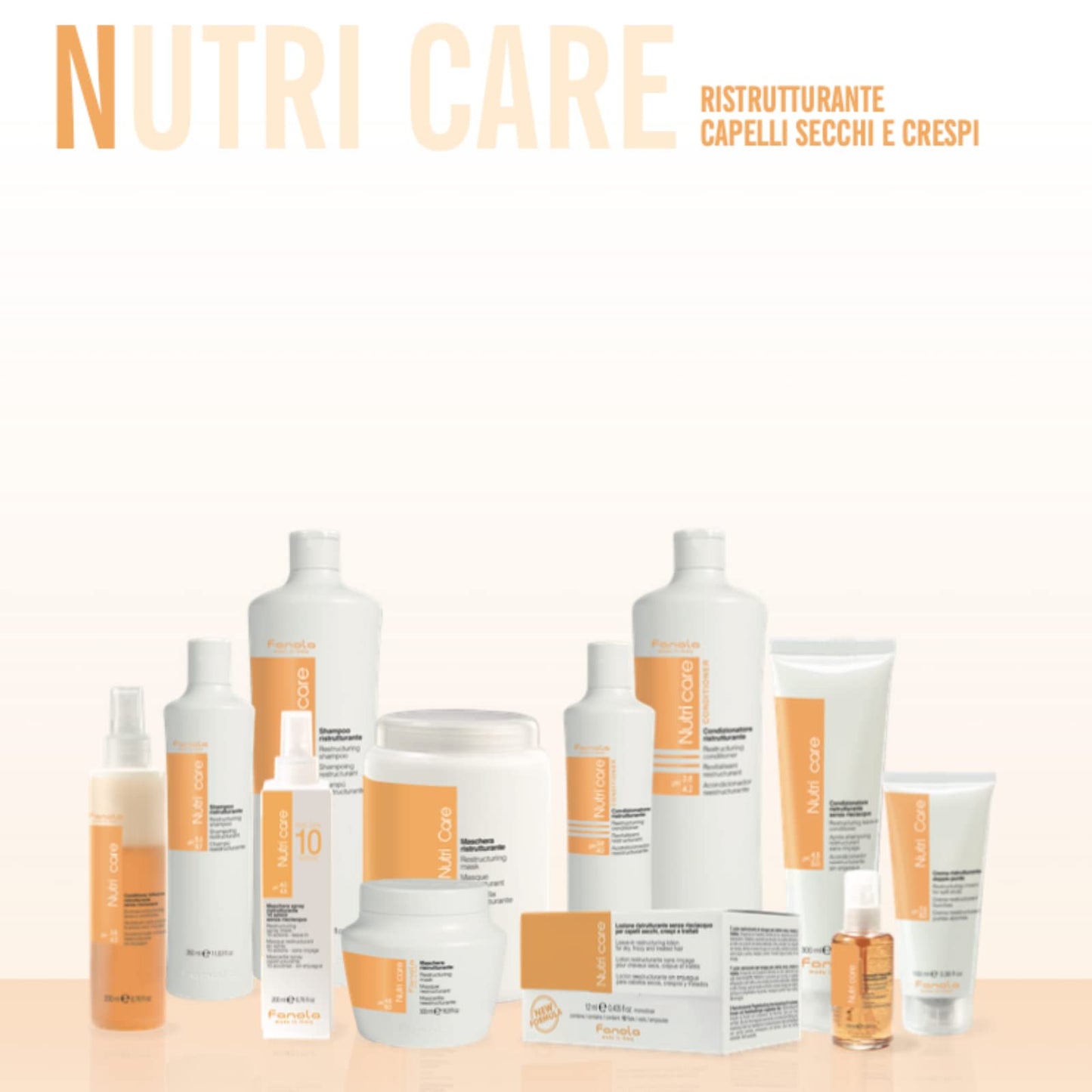 Fanola Deep Conditioning Hair Mask for Damaged Hair - Hydrating Treatment Enriched with Milk Proteins - Softens & Restores Dry, Frizzy & Damaged