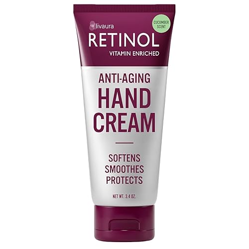 LIVAURA Retinol Anti-Aging Hand Cream-The Original Retinol For Younger Looking Hands -Rich Hand Cream Conditions, Nails & Cuticles - Vitamin A